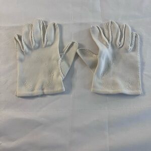 Vintage Elegant White Gloves Sz XS